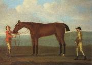 Molly Long Legs With Jockey and Groom Francis Sartorius